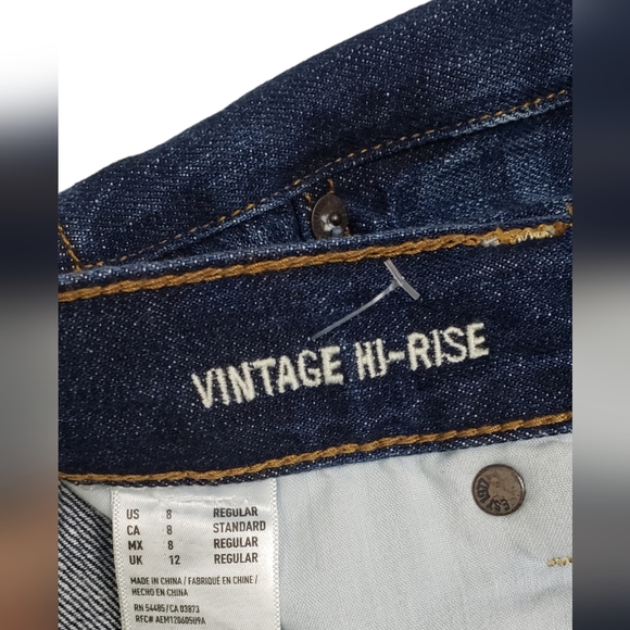 COPY - NWOT American Eagle Vintage Hi-Rise Button Fly Jeans - Picture 6 of 11
